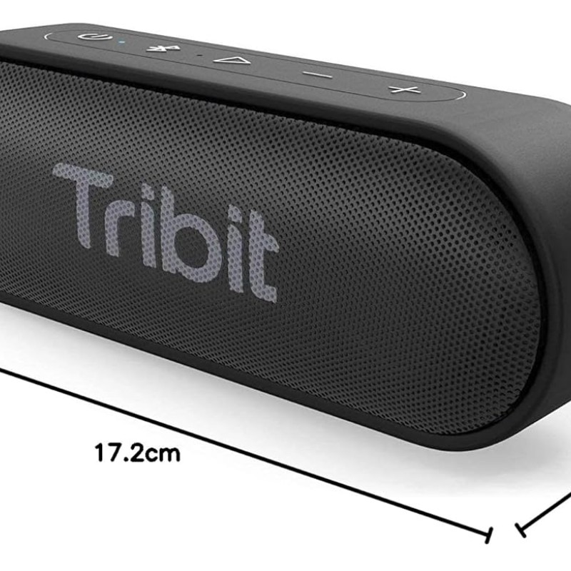 Tribit 2024 Version XSound Go Wireless Bluetooth 5.3 Speakers with Loud Stereo Sound & Rich Bass 16W,24H Playtime,150 ft Bluetooth Range,Outdoor Lightweight IPX7 Waterproof,Built-in Mic (Black) Tribit 2024 Version XSound Go Wireless Bluetooth 5.3 Speakers with Loud Stereo Sound & Rich Bass 16W,24H Playtime,150 ft Bluetooth Range,Outdoor Lightweight IPX7 Waterproof,Built-in Mic (Black)