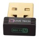 Live Tech Nano USB WiFi Adapter Dongle 150 Mbps Gold Plated USB Real High Speed