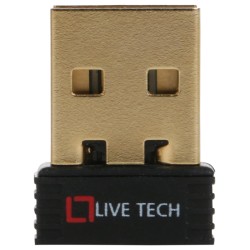 Live Tech Nano USB WiFi Adapter Dongle 150 Mbps Gold Plated USB Real High Speed