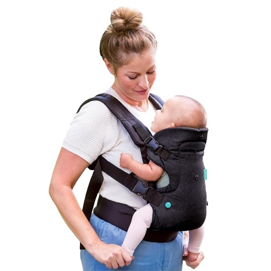 Infantino Flip Advanced 4-in-1 Convertible Carrier - Gray, one Size Infantino Flip Advanced 4-in-1 Convertible Carrier - Gray, one Size