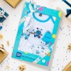 Mee Mee New Born Baby Gift Set | Soft Cotton Clothing Essentials for Infants/Baby Girls, Boys | Baby Shower Clothing Hamper (5 Pieces, Blue)| Ideal Gift for New Born Baby