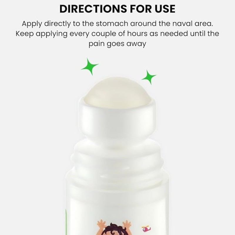 Mamaearth Easy Tummy Roll On for Colic & Gas Relief with Hing & Fennel Oil 40ml (For external use) Mamaearth Easy Tummy Roll On for Colic & Gas Relief with Hing & Fennel Oil 40ml (For external use)