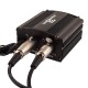 Powerpak 48V Phantom Power Supply 1 Channel for Condenser Microphone Music Recording Equipment (Black)