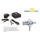 Powerpak 48V Phantom Power Supply 1 Channel for Condenser Microphone Music Recording Equipment (Black)