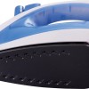 USHA Steam Pro SI 3713, 1300 W Steam Iron, Powerful Steam Output Up to 18 G/Min, Non-Stick Soleplate (White & Blue), 1300 Watts