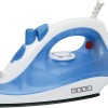 USHA Steam Pro SI 3713, 1300 W Steam Iron, Powerful Steam Output Up to 18 G/Min, Non-Stick Soleplate (White & Blue), 1300 Watts