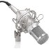 Powerpak Bm-800 White Professional Condenser USB Microphone with Metal Shock Mount (Requires Phantom Power Or Sound Card)