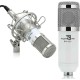Powerpak Bm-800 White Professional Condenser USB Microphone with Metal Shock Mount (Requires Phantom Power Or Sound Card) Powerpak Bm-800 White Professional Condenser USB Microphone with Metal Shock Mount (Requires Phantom Power Or Sound Card)