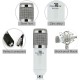 Powerpak Bm-800 White Professional Condenser USB Microphone with Metal Shock Mount (Requires Phantom Power Or Sound Card) Powerpak Bm-800 White Professional Condenser USB Microphone with Metal Shock Mount (Requires Phantom Power Or Sound Card)