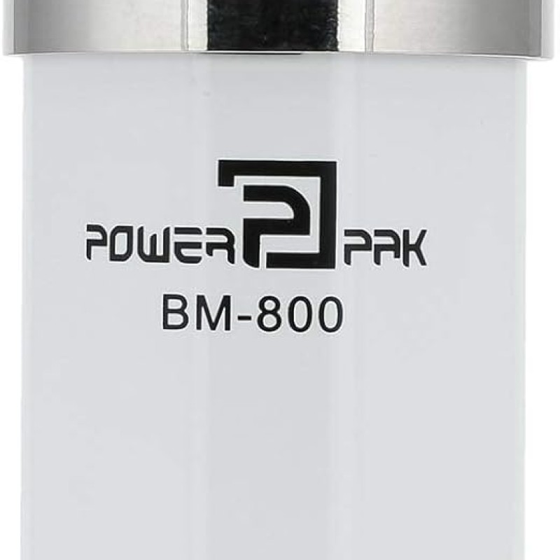 Powerpak Bm-800 White Professional Condenser USB Microphone with Metal Shock Mount (Requires Phantom Power Or Sound Card) Powerpak Bm-800 White Professional Condenser USB Microphone with Metal Shock Mount (Requires Phantom Power Or Sound Card)