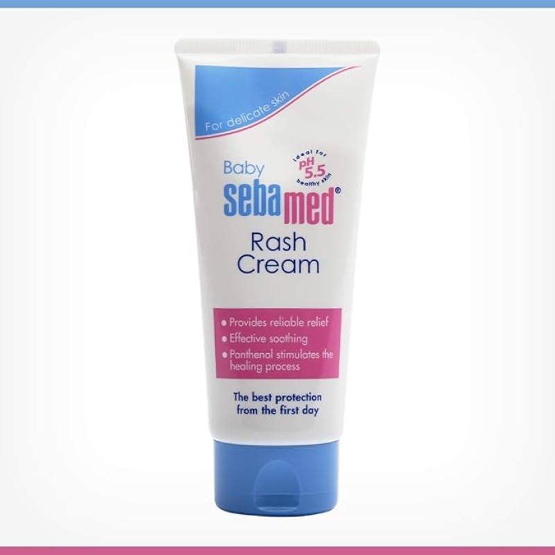 Sebamed Baby Rash Cream|pH 5.5|Ideal for Diaper Rashes| Faster rash healing |100 ml Sebamed Baby Rash Cream|pH 5.5|Ideal for Diaper Rashes| Faster rash healing |100 ml