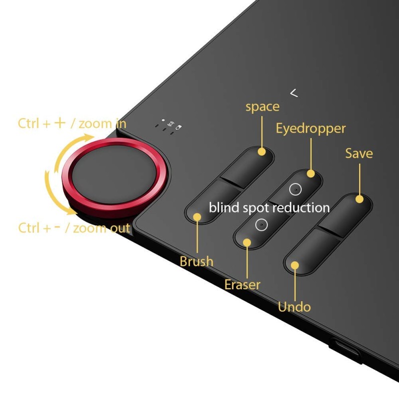 XP-PEN Deco03 Award Winning Wireless Graphics Drawing Tablet Pen Tablet, 8192 Levels of Pressure Sensitivity, Battery Free Stylus, 8 Shortcut Keys and 8 Replacement nibs (Black, 10x6 Size) XP-PEN Deco03 Award Winning Wireless Graphics Drawing Tablet Pen Tablet, 8192 Levels of Pressure Sensitivity, Battery Free Stylus, 8 Shortcut Keys and 8 Replacement nibs (Black, 10x6 Size)