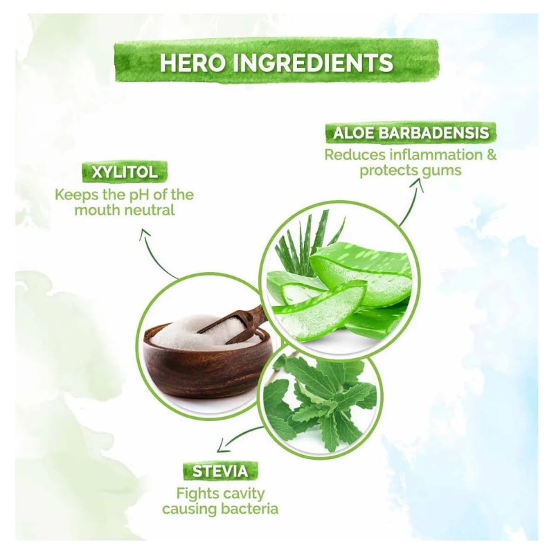 Mamaearth 100% Natural Berry Blast Kids Plaque Removal Toothpaste 50 Gm, Fluoride Free, SLS Free, No Artificial Flavours, Best for baby