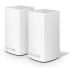 Linksys Velop Dualband AC1300 Mesh Wi-Fi 5 Router,MU-MIMO,Enhance Speed up to 1.3 Gbps per Router and Coverage up to 2000 sq ft,Replaces Router and WiFi Boosters,40+Devices,WHW0102-AH (Pack of 2)