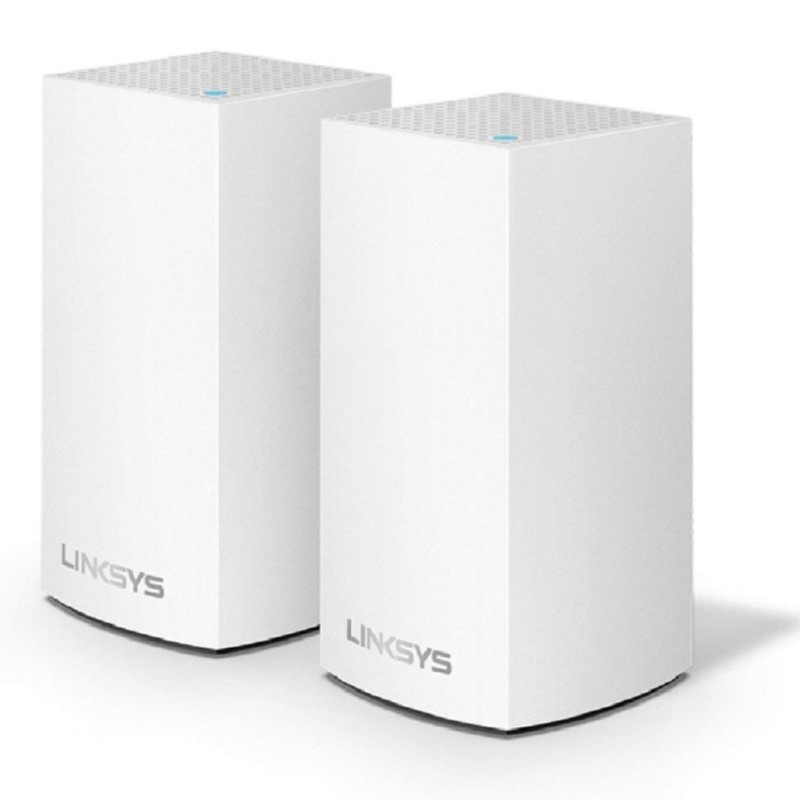 Linksys Velop Dualband AC1300 Mesh Wi-Fi 5 Router,MU-MIMO,Enhance Speed up to 1.3 Gbps per Router and Coverage up to 2000 sq ft,Replaces Router and WiFi Boosters,40+Devices,WHW0102-AH (Pack of 2) Linksys Velop Dualband AC1300 Mesh Wi-Fi 5 Router,MU-MIMO,Enhance Speed up to 1.3 Gbps per Router and Coverage up to 2000 sq ft,Replaces Router and WiFi Boosters,40+Devices,WHW0102-AH (Pack of 2)