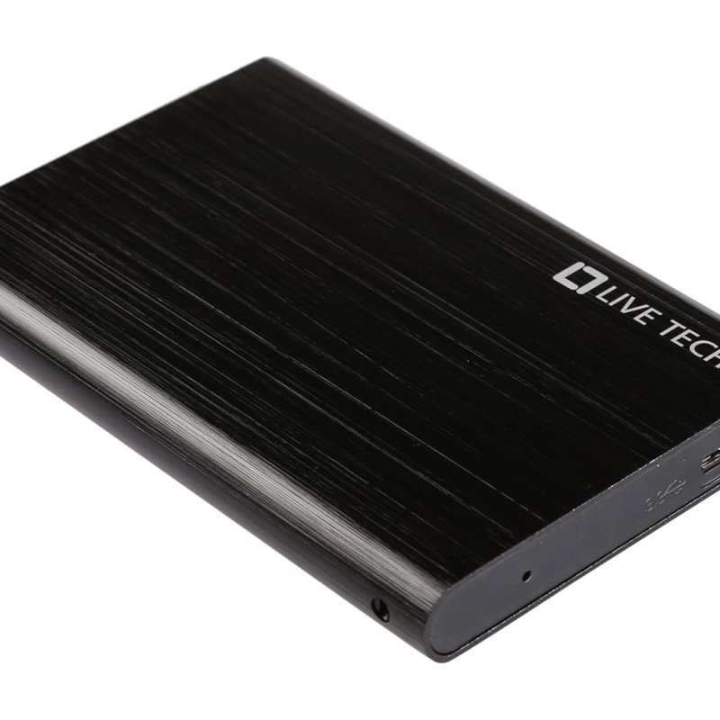 Live Tech 2.5 Inch SATA to USB 3.0 External Hard Drive Enclosure Case for Laptop Hard Disks (Hard Disk Not Included) (2.5" USB 3.0, Black) Live Tech 2.5 Inch SATA to USB 3.0 External Hard Drive Enclosure Case for Laptop Hard Disks (Hard Disk Not Included) (2.5" USB 3.0, Black)