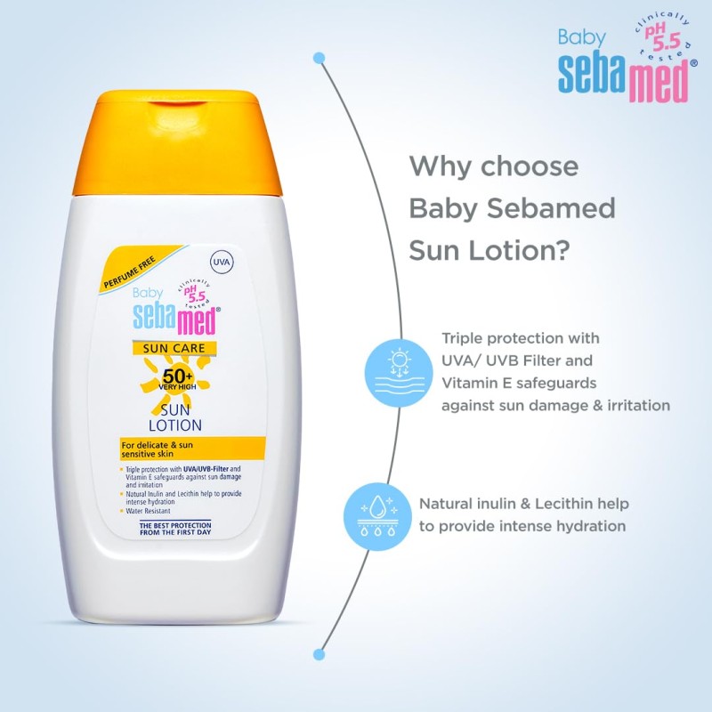 SebaMed SPF 50+ Baby Sun Lotion (200 ml)" )
