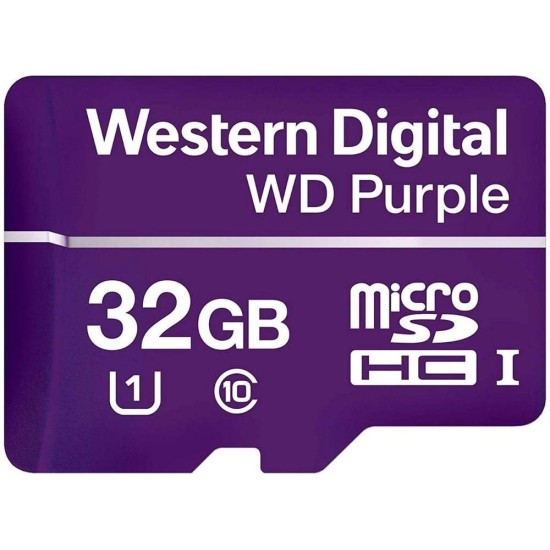 WD 32GB Surveillance MicroSD Memory Card (WDD032G1P0A)