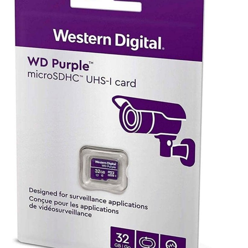 WD 32GB Surveillance MicroSD Memory Card (WDD032G1P0A) WD 32GB Surveillance MicroSD Memory Card (WDD032G1P0A)