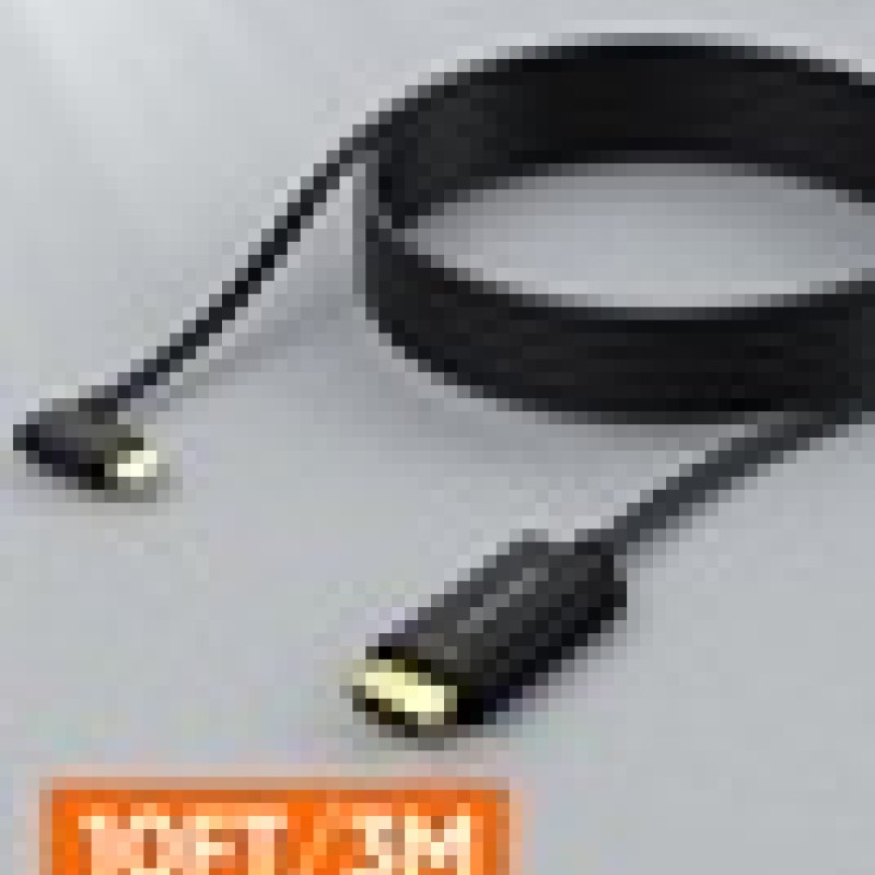 CableCreation USB C to HDMI Cable Right Angel 4K 10FT, USB Type C to HDMI Cable Adapter, Thunderbolt 3 Compatible with MacBook Pro/Air/iPad Pro 2021 2020 2019, Google Chromebook Pixel, Yoga 900, Surface Go, Galaxy S22 Ultra/S20/10/9, Black CableCreation USB C to HDMI Cable Right Angel 4K 10FT, USB Type C to HDMI Cable Adapter, Thunderbolt 3 Compatible with MacBook Pro/Air/iPad Pro 2021 2020 2019, Google Chromebook Pixel, Yoga 900, Surface Go, Galaxy S22 Ultra/S20/10/9, Black