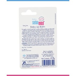 Baby Sebamed Lip Balm|Soft Baby Lips|With Shea butter, Jojoba Oil & Beeswax|4.8 gm
