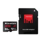 Strontium Nitro A1 64GB Micro SDXC Memory Card 100MB/s A1 UHS-I U3 Class 10 with High Speed Adapter for Smartphones Tablets Drones Action Cams (SRN64GTFU3A1A)