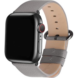 Fullmosa Leather Bands Compatible with Apple Watch 49mm 46mm 45mm 44mm 42mm 41mm 40mm 38mm Women Band Strap for iWatch Ultra 2/Ultra/10/9/8/7/6/5/4/3/2/1/SE2/SE, 49mm 46mm 45mm 44mm 42mm Grey