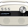Carvaan Saregama Marathi - Bookshelf Portable Music Player with 5000 Preloaded Songs, FM/BT/AUX (Porcelain White)