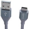 (Refurbished) Amazon Basics Nylon Braided USB-C to USB-A 2.0 Fast Charging Cable, 480Mbps Speed, USB-IF Certified, for Apple iPhone 16/15, iPad, Samsung Galaxy, Tablets, Laptops, 10 foot, Dark Grey