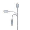 (Refurbished) Amazon Basics Nylon Braided USB-C to USB-A 2.0 Fast Charging Cable, 480Mbps Speed, USB-IF Certified, for Apple iPhone 16/15, iPad, Samsung Galaxy, Tablets, Laptops, 10 foot, Dark Grey