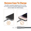 (Refurbished) Amazon Basics Nylon Braided USB-C to USB-A 2.0 Fast Charging Cable, 480Mbps Speed, USB-IF Certified, for Apple iPhone 16/15, iPad, Samsung Galaxy, Tablets, Laptops, 10 foot, Dark Grey