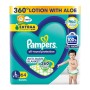 Pampers All Round Protection Pants Style Baby Diapers, Large size (L), 64 Count, 9-14kg, Anti-rash blanket, 360 degree Lotion with Aloe Vera