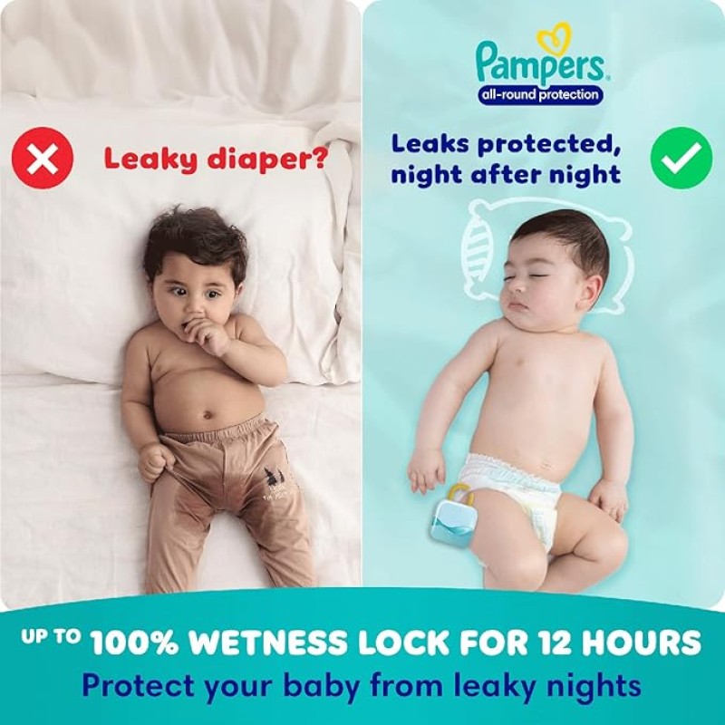 Pampers New Diapers Pants, X-Large (112 Count)