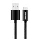 Honeywell USB 2.0 to Type C Cable -1.2 Meter-Braided for Smartphone (Black)