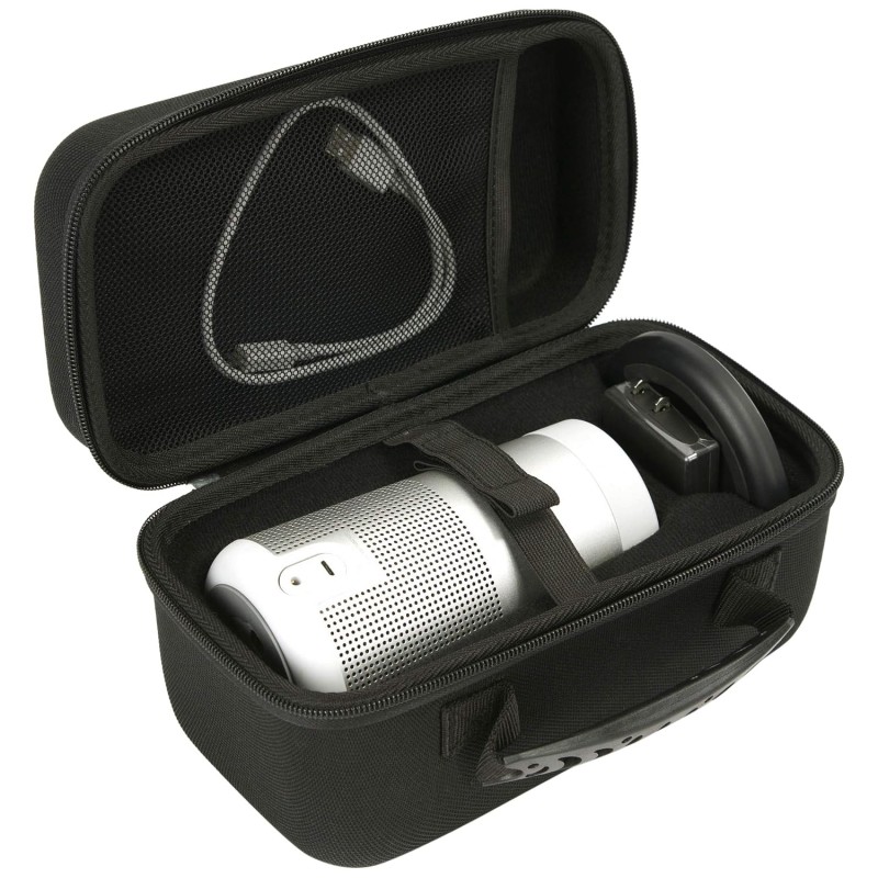 Amazon Basics Travel Storage Case for Bose SoundLink Revolve Speaker – Protective Carry Case – Black