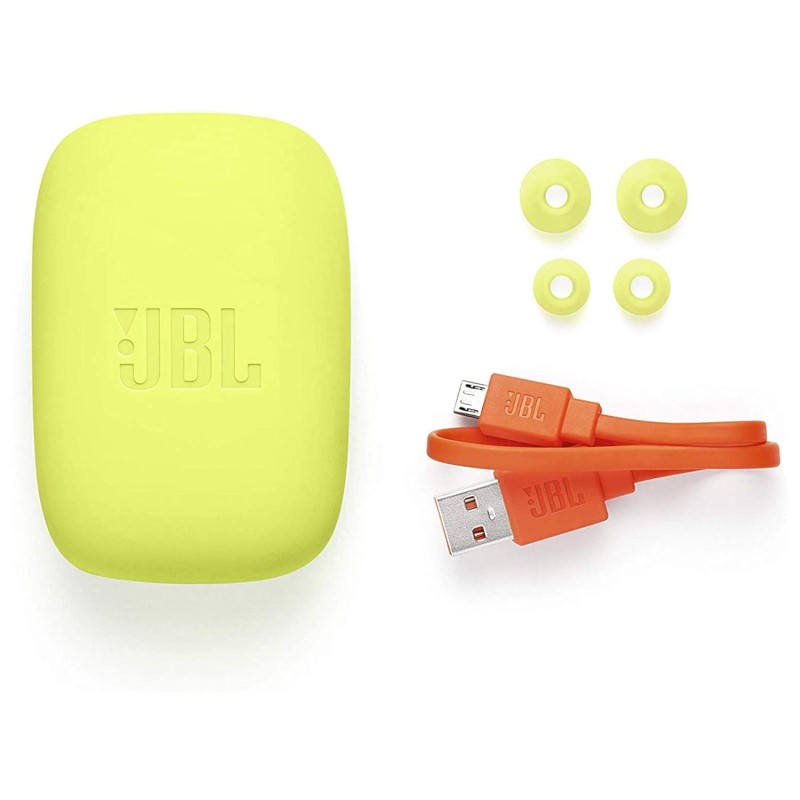 JBL Endurance Dive Bluetooth Wireless in Ear Earphones with Mic (Yellow) JBL Endurance Dive Bluetooth Wireless in Ear Earphones with Mic (Yellow)