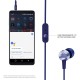 JBL C200SI, Premium in Ear Wired Earphones with Mic, Signature Sound, One Button Multi-Function Remote, Angled Earbuds for Comfort fit (Blue)