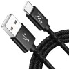 Wayona 65W Nylon Braided USB A to Type C 3Ft 1M 3A Fast Charger USB C Cable For Samsung Galaxy S9 S8 (1M, Black) Wayona 65W Nylon Braided USB A to Type C 3Ft 1M 3A Fast Charger USB C Cable For Samsung Galaxy S9 S8 (1M, Black)