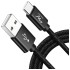 Wayona 65W Nylon Braided USB A to Type C 3Ft 1M 3A Fast Charger USB C Cable For Samsung Galaxy S9 S8 (1M, Black)