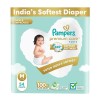 Pampers Premium Care Pant Style Baby Diapers | Medium (M size) | 54 Count | Voted India's Softest | All-in-1 with 360 Cottony Softness Diapers | 7-12kg