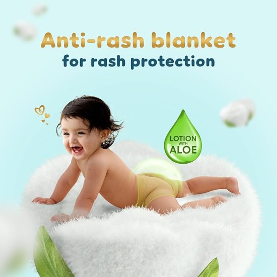 Pampers Premium Care Pant Style Baby Diapers | Medium (M size) | 54 Count | Voted India's Softest | All-in-1 with 360 Cottony Softness Diapers | 7-12kg