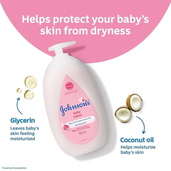 Johnson's Baby Lotion For New Born, 500ml