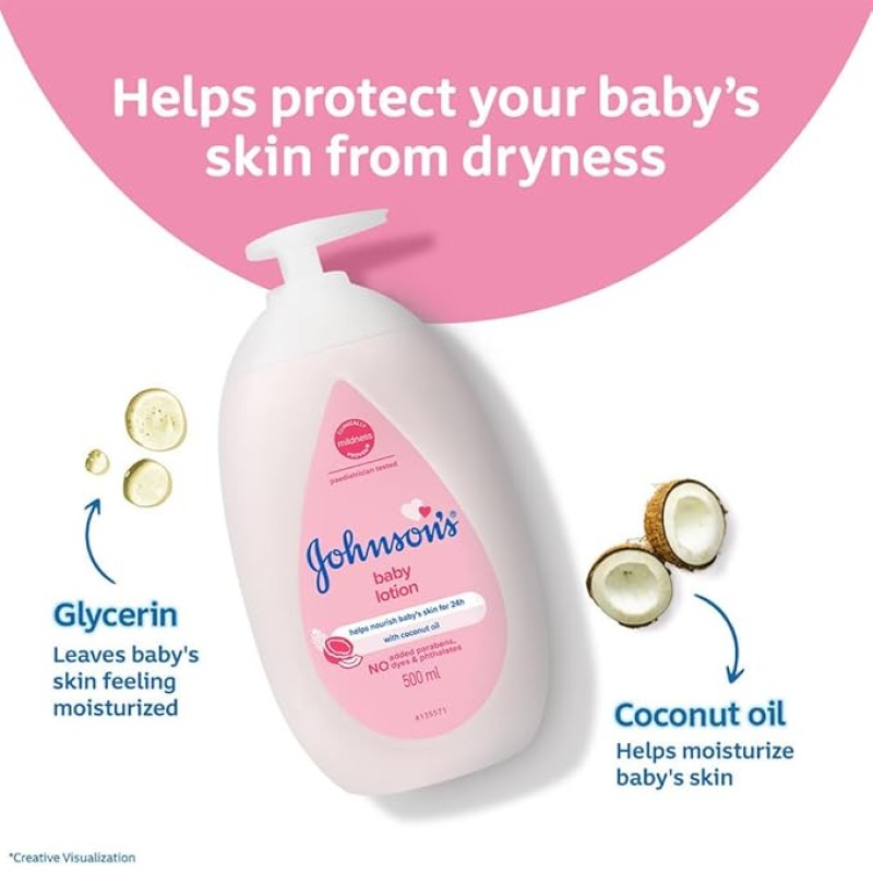 Johnson's Baby Lotion (White, 200ml)