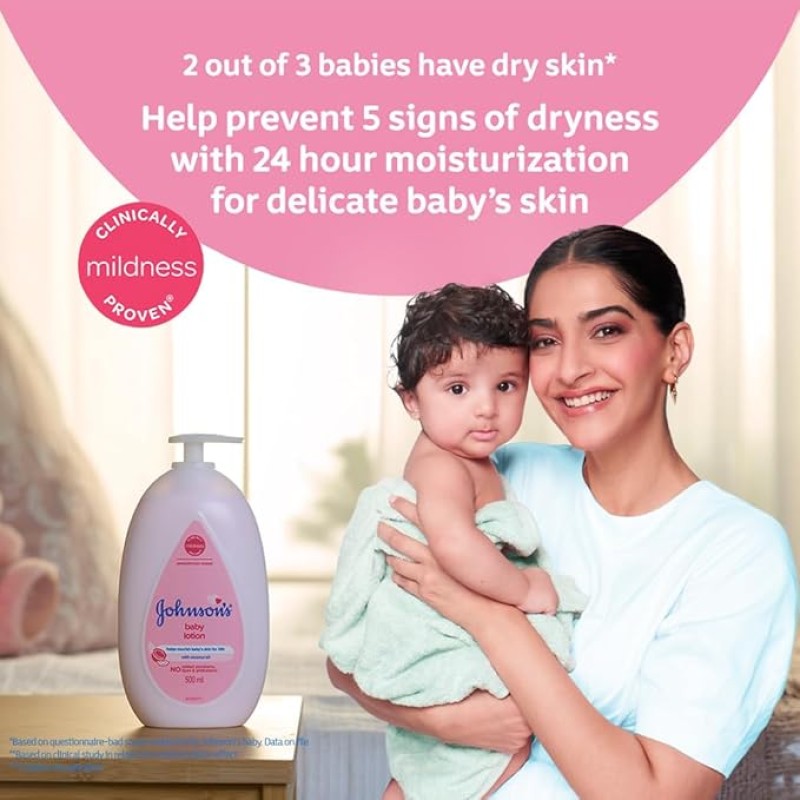 Johnson's Baby Lotion (White, 200ml)