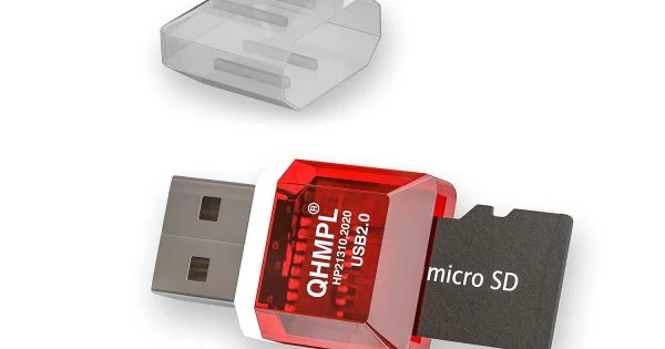 Quantum USB Card Reader for Micro SD/ TF Card, Compact and