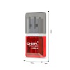 Quantum USB Card Reader for Micro SD/ TF Card, Compact and Lightweight, QHM-5570 (Red) Quantum USB Card Reader for Micro SD/ TF Card, Compact and Lightweight, QHM-5570 (Red)