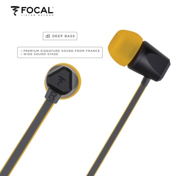 Focal Sense 100SI Wired in Ear Earphone with Mic (Black)