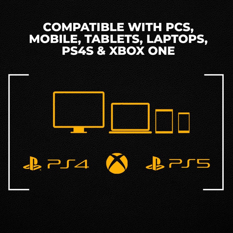 Cosmic Byte H3 Gaming Wired over ear Headphone With Mic For Pc, Laptops, Mobiles, Ps4, Xbox One (Blue)