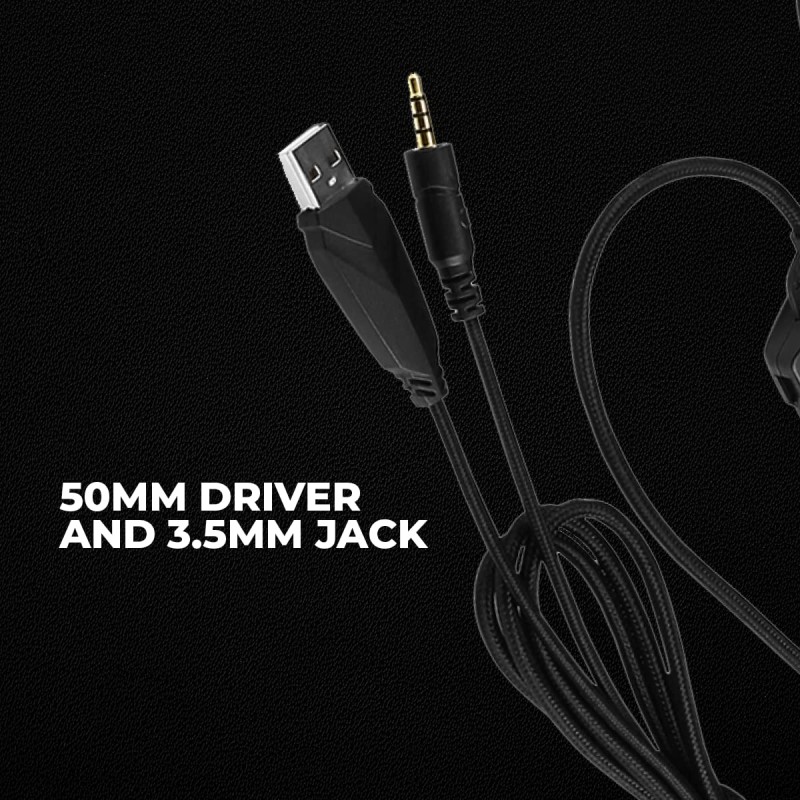 Cosmic Byte H3 Gaming Wired over ear Headphone With Mic For Pc, Laptops, Mobiles, Ps4, Xbox One (Blue)