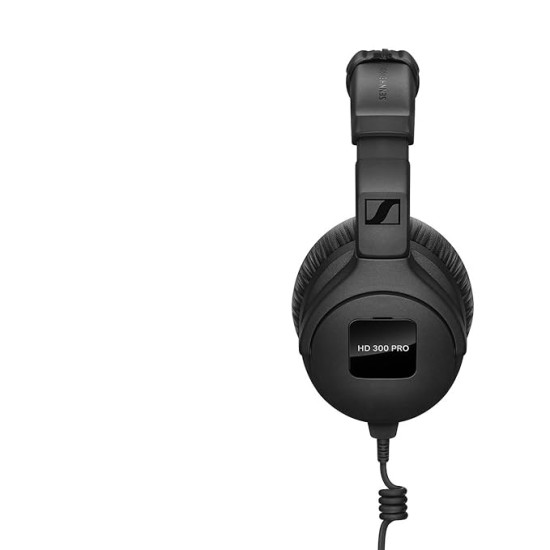Sennheiser HD 300 PRO Monitoring Headphones | Closed-Back | High Passive Noise Isolation | Detachable Cable | Ideal for Studio Recording, Mixing, Live Sound & Broadcast Applications Sennheiser HD 300 PRO Monitoring Headphones | Closed-Back | High Passive Noise Isolation | Detachable Cable | Ideal for Studio Recording, Mixing, Live Sound & Broadcast Applications